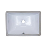 Bristol Sinks 18" B608 Vitreous China Rectangular Undermount Bathroom Sink