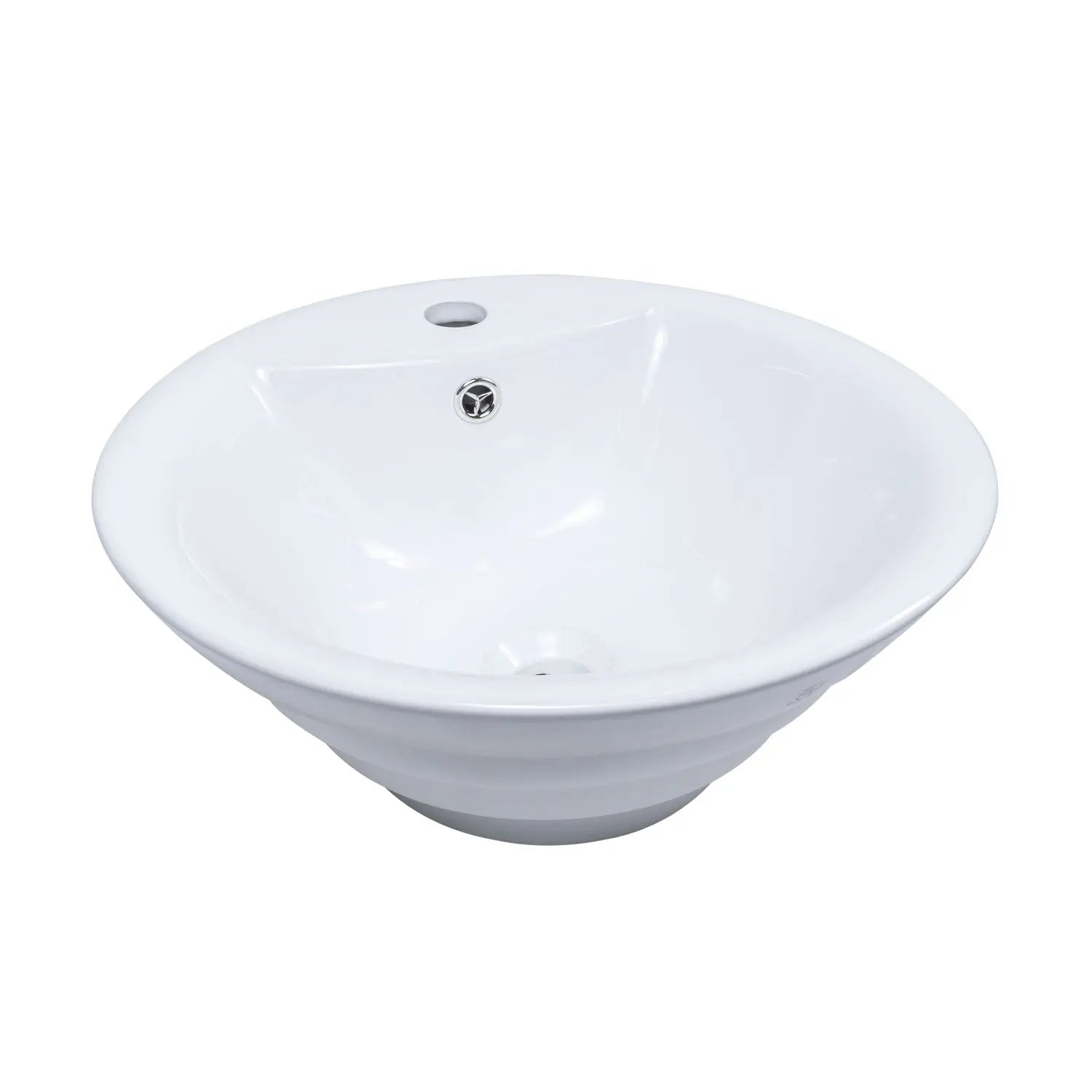 Bristol Sinks 18" BV108 Vitreous China Above Counter Porcelain Circular Vessel Bathroom Sink