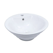 Bristol Sinks 18" BV108 Vitreous China Above Counter Porcelain Circular Vessel Bathroom Sink