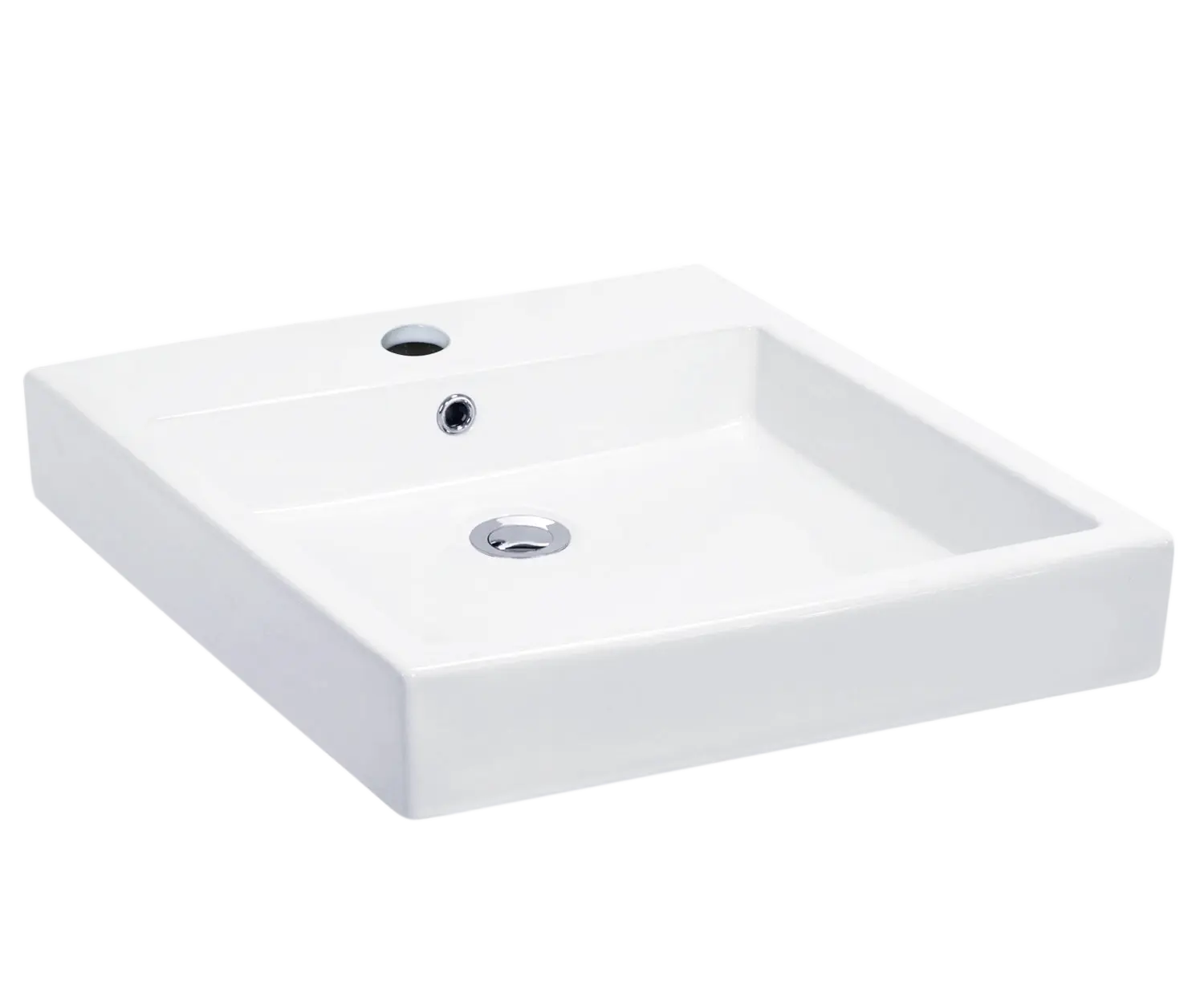 Bristol Sinks 18" BV111 Above Counter Vitreous China Square Vessel Bathroom Sink