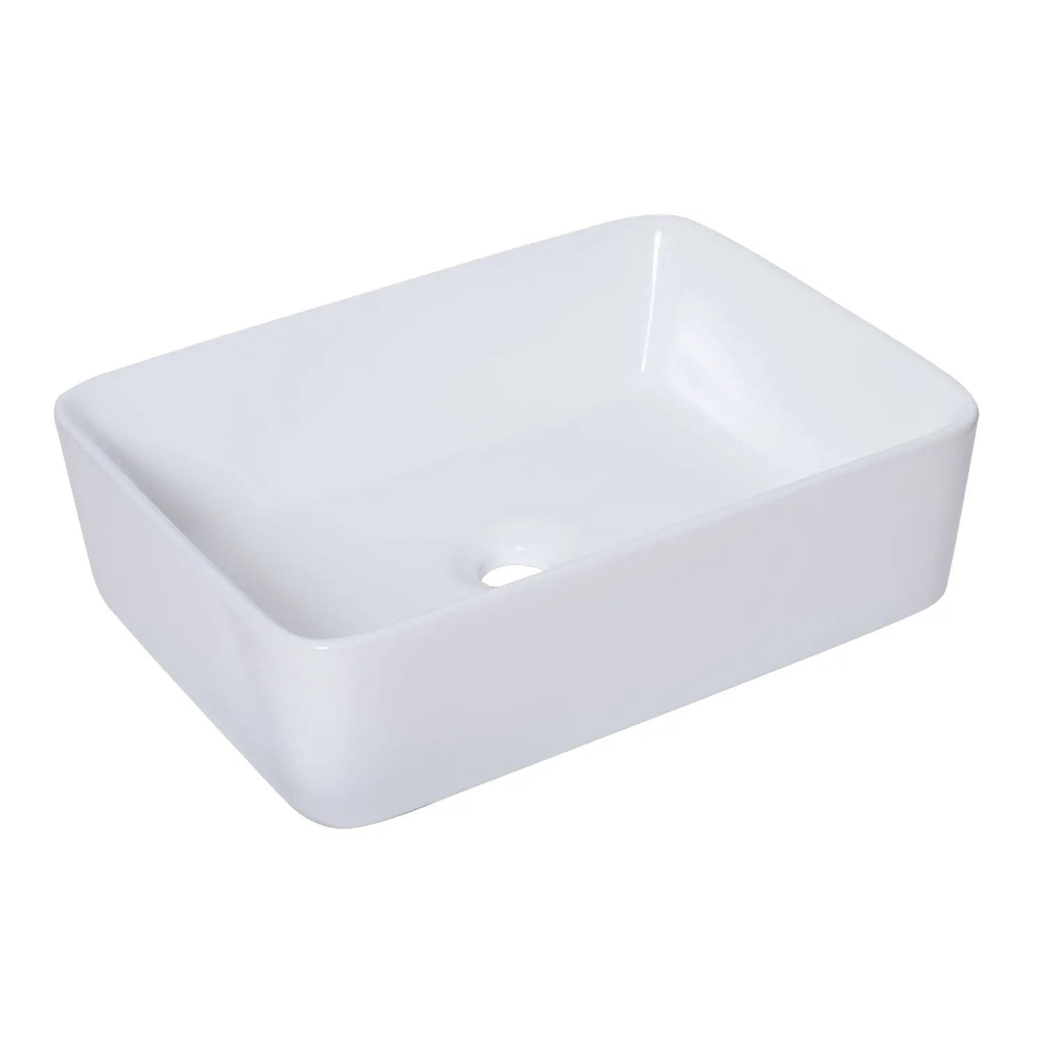 Bristol Sinks 18" BV112 Above Counter Porcelain Rectangular Vessel Bathroom Sink