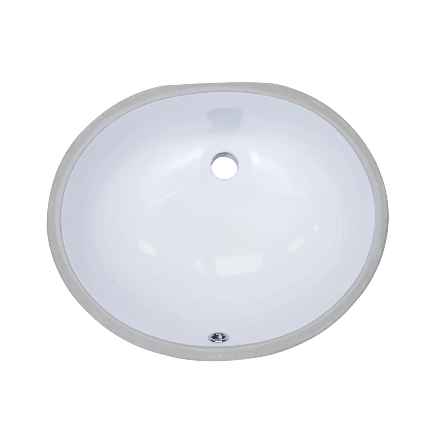 Bristol Sinks 19" B601 Vitreous China Oval Undermount Bathroom Sink