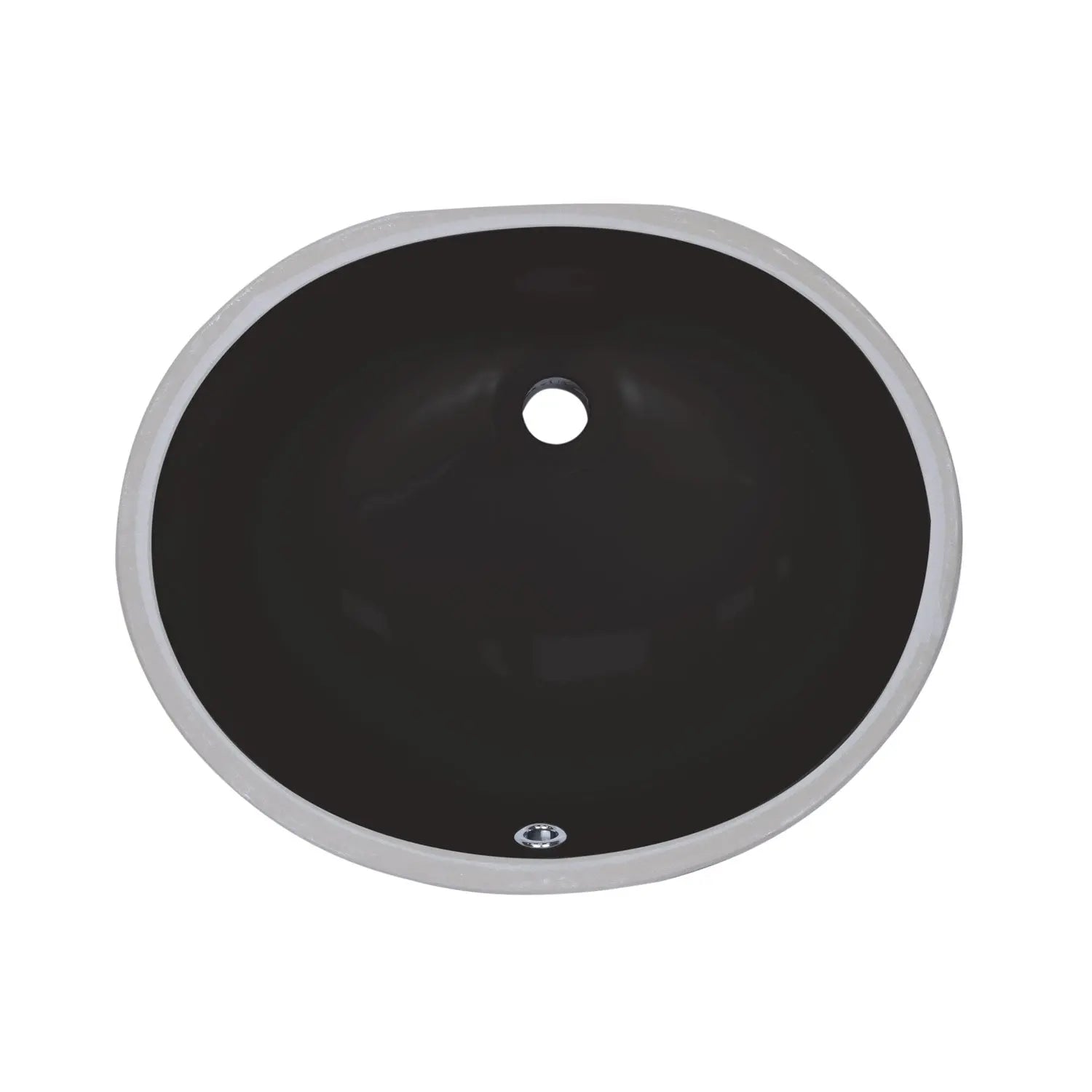 Bristol Sinks 19" B603 Black Vitreous China Oval Undermount Vanity Sink