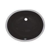 Bristol Sinks 19" B603 Black Vitreous China Oval Undermount Vanity Sink