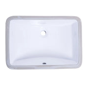 Bristol Sinks 21" B606 Vitreous China Rectangular Undermount Bathroom Sink
