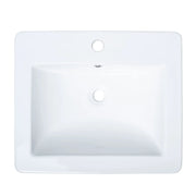 Bristol Sinks 21" B612 Vitreous China Rectangular Top-mount Bathroom Sink