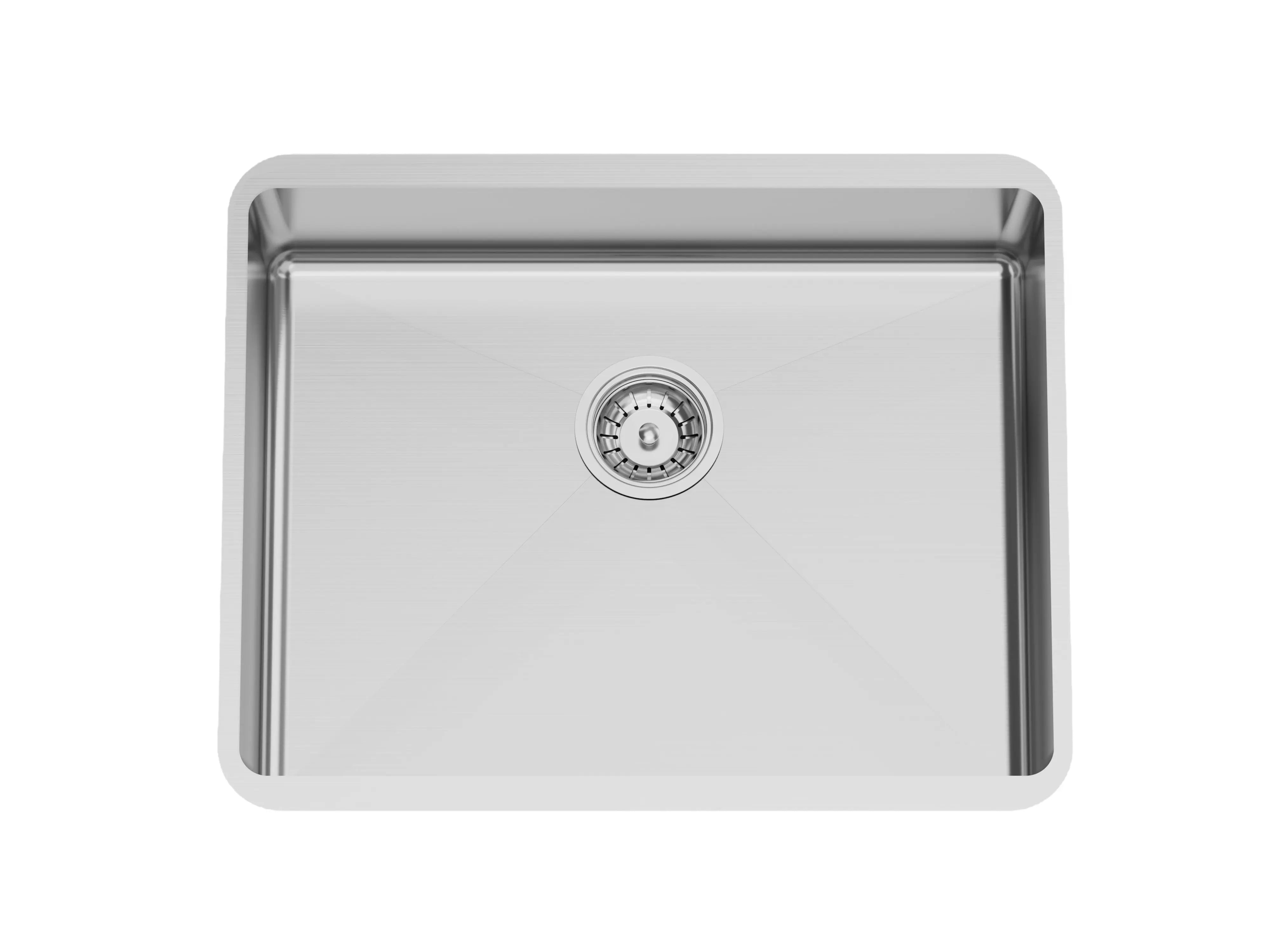 Bristol Sinks 22" B1813ADA Under-mount Stainless Steel Kitchen Sink 20 mm Corners - ADA compliant