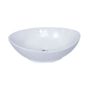 Bristol Sinks 22" BV105 Vitreous China Above Counter Porcelain Oval Vessel Bathroom Sink