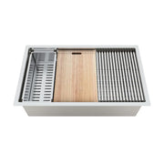 Bristol Sinks 32" B1851 Single Bowl Workstation Sink