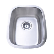 Bristol Sinks B702 Undermount Stainless Steel Single Bowl Bar Kitchen Sink