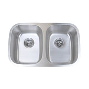 Bristol Sinks B803 Undermount Stainless Steel Double Bowl Kitchen Sink