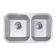 Bristol Sinks B804 Undermount Stainless Steel Double Bowl Kitchen Sink