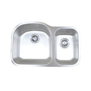 Bristol Sinks B809 Undermount Stainless Steel Double Bowl Kitchen Sink