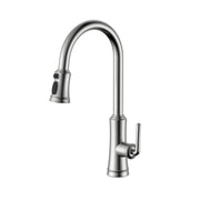 Bristol Sinks Bari Kitchen Faucet Pulldown Brushed Nickel