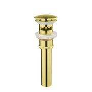 Bristol Sinks Pop-Up Bathroom Sink Drain - With Overflow - Gold Finish