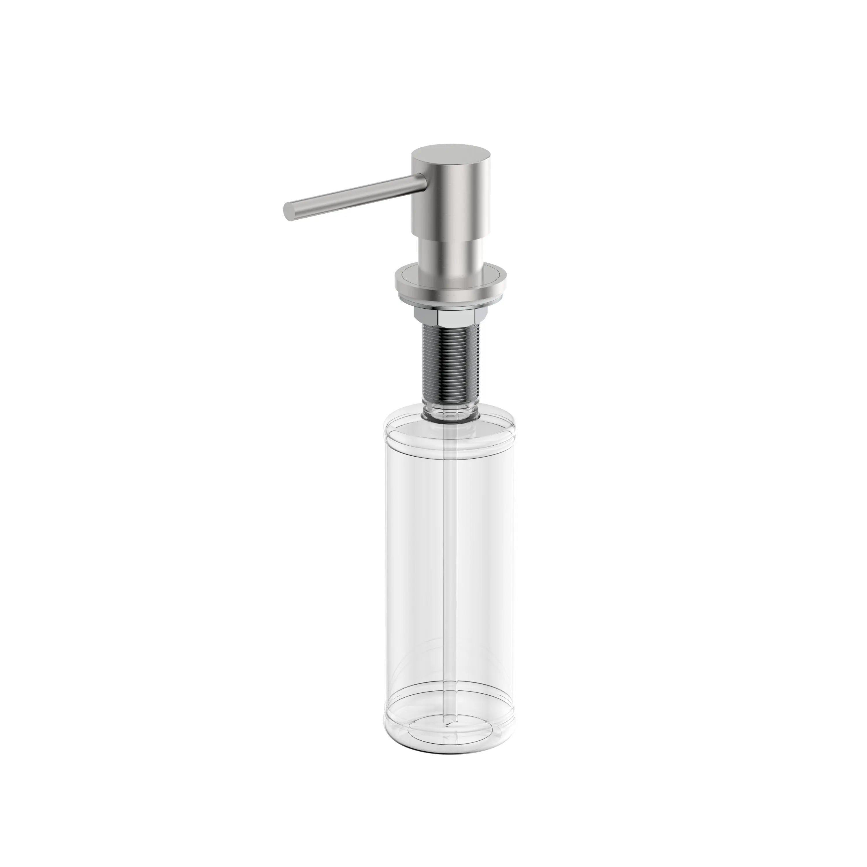 Bristol Sinks Soap Dispenser - Round Design - Brushed Nickel