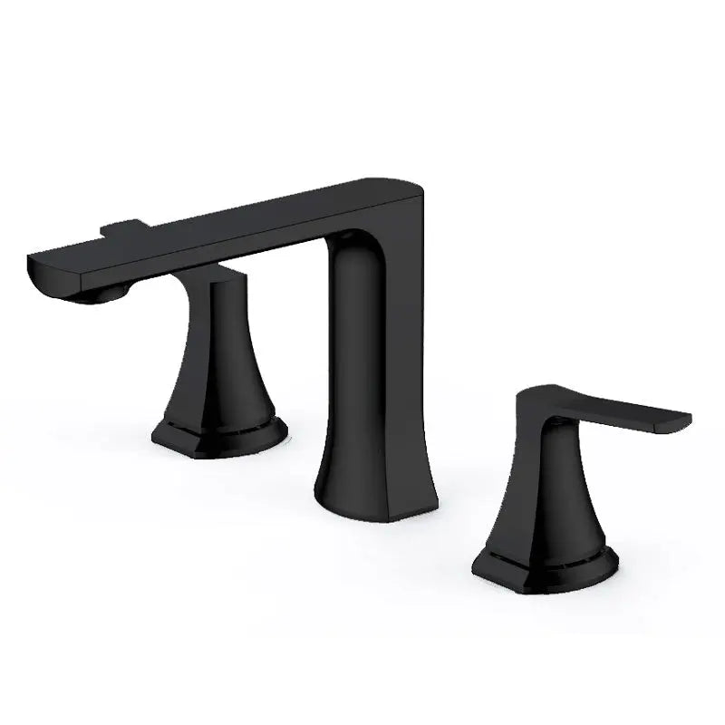 Bristol Sinks Villeta Widespread Vanity Faucet - Matte Black Finish