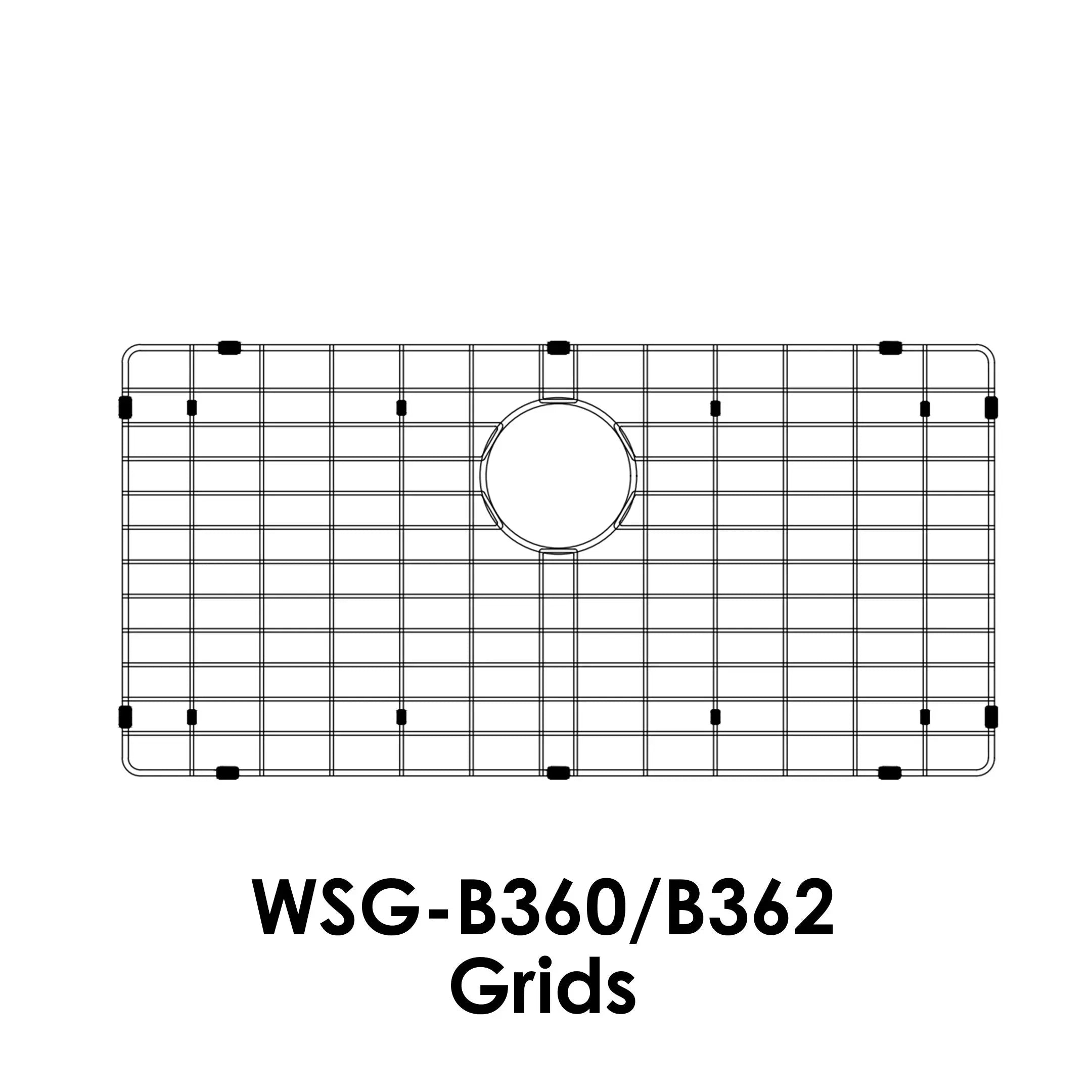 Bristol Sinks Virtuo Granite Workstation WSG-B360/B362 - Stainless Steel Grid