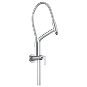 Brizo 10 7/16" Linear Round Slide Bar Shower Arm And Flange 81892-PC - Plumbing Market