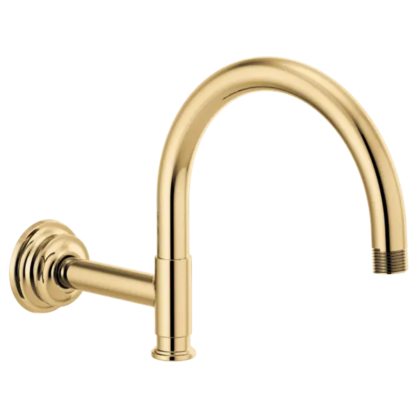 Brizo 12 1/8" Arc Shower Arm And Flange RP100326PG - Plumbing Market