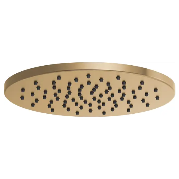 Brizo 12" Linear Round Single-Function Raincan Shower Head - 1.75 GPM 81392-GL - Plumbing Market