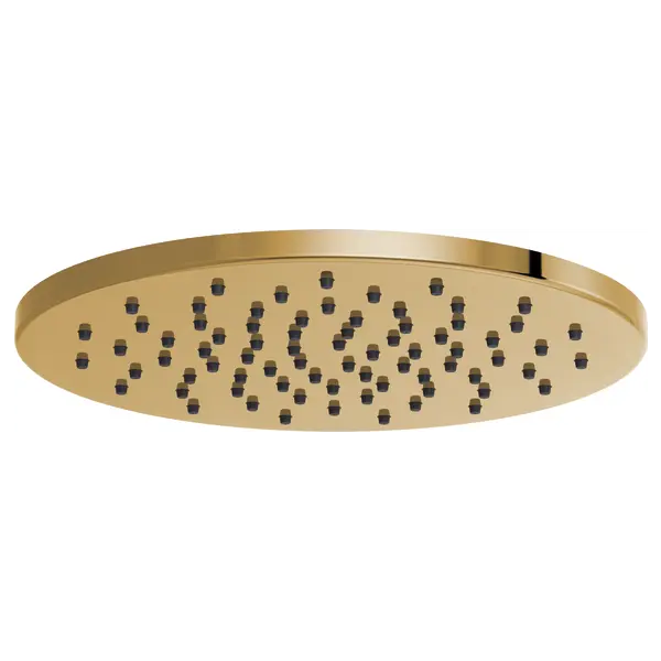 Brizo 12" Linear Round Single-Function Raincan Shower Head - 1.75 GPM 81392-PG - Plumbing Market