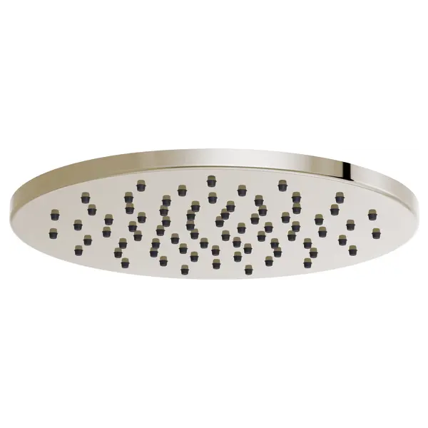 Brizo 12" Linear Round Single-Function Raincan Shower Head - 1.75 GPM 81392-PN - Plumbing Market