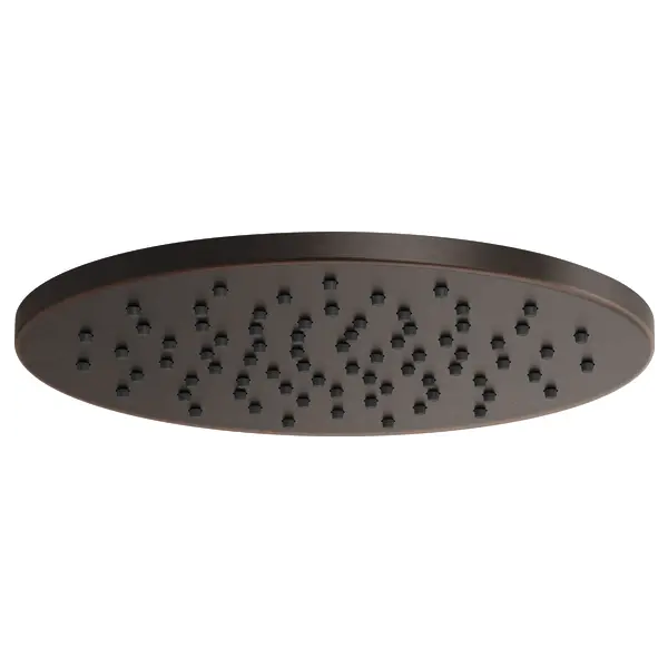 Brizo 12" Linear Round Single-Function Raincan Shower Head - 1.75 GPM 81392-RB - Plumbing Market