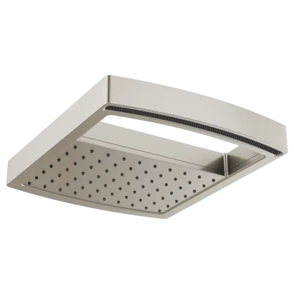 Brizo 14" Dual Waterway Multi-Function Raincan Shower Head - 1.75 GPM 81406-NK - Plumbing Market