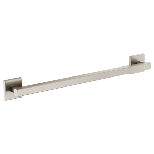 Brizo 24" Linear Square Grab Bar 69380-NK - Plumbing Market
