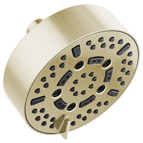 Brizo 5” Linear Round H2Okinetic® Multi-Function Wall Mount Shower Head - 2.5 GPM 87292-PN-2.5 - Plumbing Market