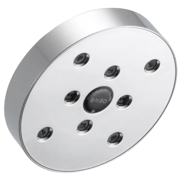 Brizo 5" Linear Round H<sub>2</sub>Okinetic<sup>®</sup> Single Function Wall Mount Showerhead 87375-PC - Plumbing Market