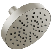 Brizo 5" Linear Round Single-Function Wall Mount Shower Head - 2.5 GPM 82392-NK-2.5 - Plumbing Market