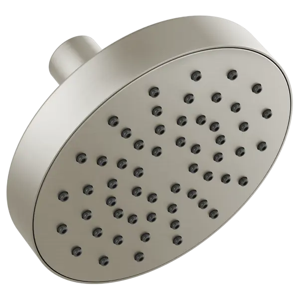 Brizo 5" Linear Round Single-Function Wall Mount Shower Head - 2.5 GPM 82392-NK-2.5 - Plumbing Market