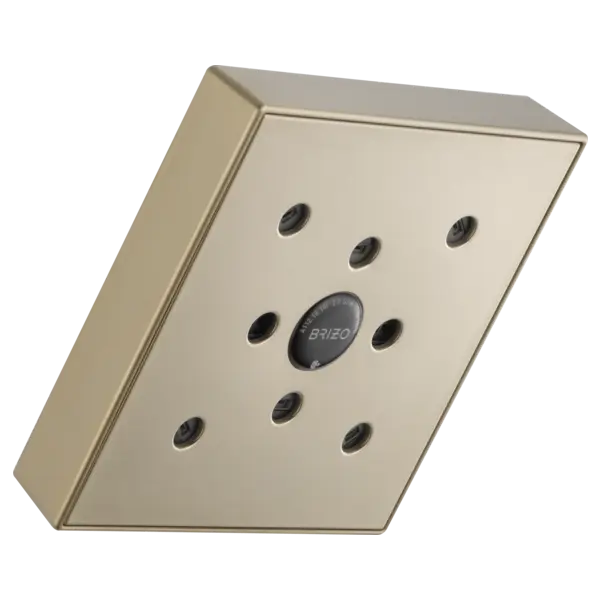 Brizo 5” Linear Square H<sub>2</sub>Okinetic<sup>®</sup> Single Function Wall Mount Showerhead 87380-BN - Plumbing Market
