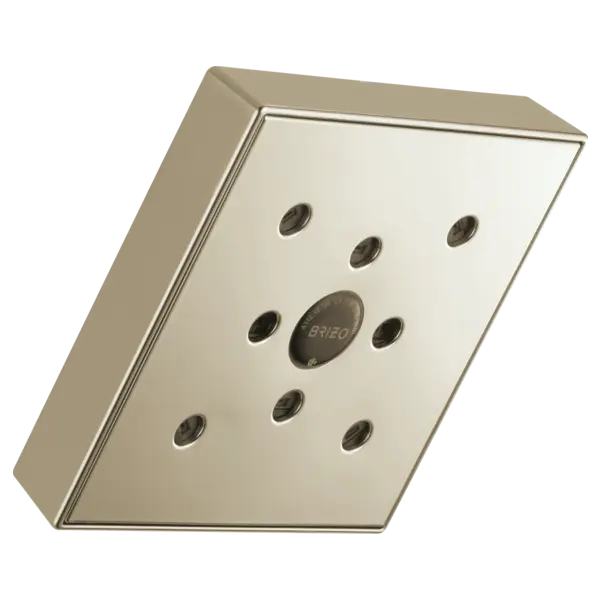 Brizo 5” Linear Square H<sub>2</sub>Okinetic<sup>®</sup> Single Function Wall Mount Showerhead 87380-PN - Plumbing Market