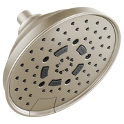 Brizo 7" Classic Round H2Okinetic® Multi-Function Wall Mount Shower Head - 2.5 GPM 87495-BN-2.5 - Plumbing Market