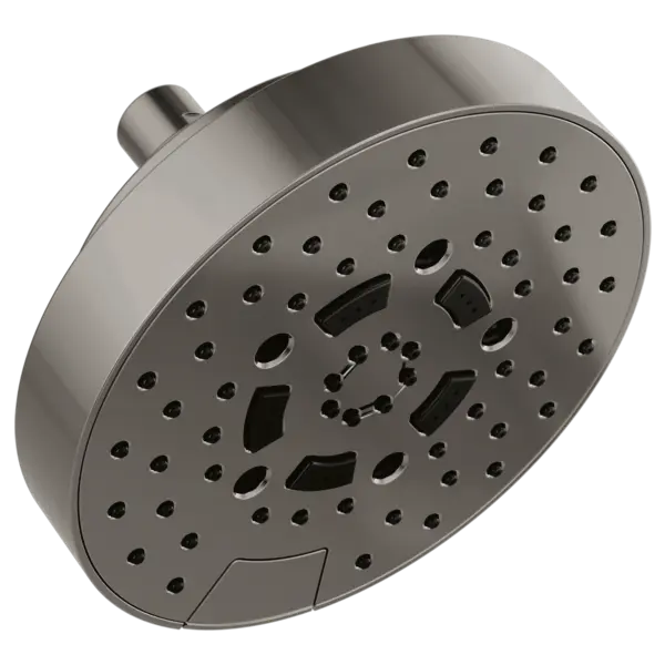 Brizo 7" Linear Round H2Okinetic® Multi-Function Wall Mount Shower Head - 1.75 GPM 87492-BNX - Plumbing Market