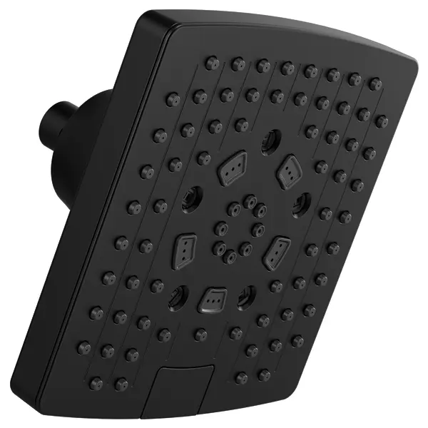 Brizo 7” Linear Square H<sub>2</sub>Okinetic<sup>®</sup> Multi-Function Wall Mount Showerhead 87406-BL - Plumbing Market