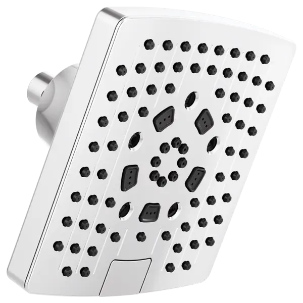 Brizo 7” Linear Square H<sub>2</sub>Okinetic<sup>®</sup> Multi-Function Wall Mount Showerhead 87406-PC - Plumbing Market
