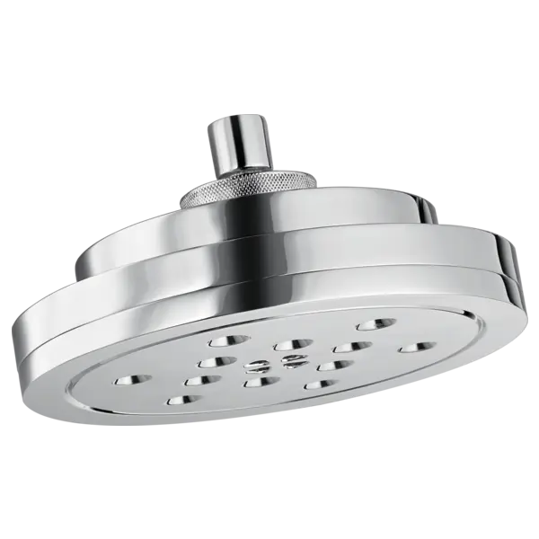 Brizo 8” H<sub>2</sub>Okinetic<sup>®</sup> Round Multi-Function Wall Mount Showerhead 87435-PC - Plumbing Market
