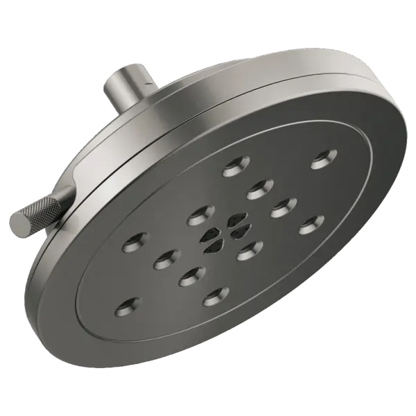 Brizo 8” H<sub>2</sub>Okinetic<sup>®</sup> Round Multi-Function Wall Mount Showerhead 87435-SL - Plumbing Market