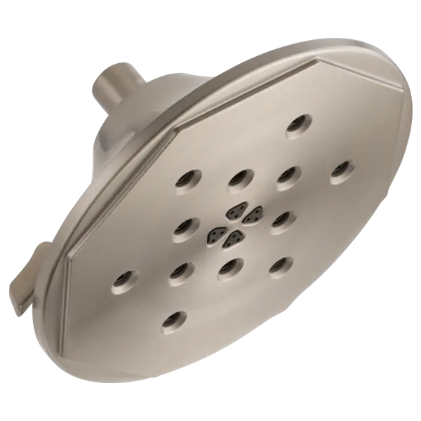 Brizo 8” H<sub>2</sub>Okinetic<sup>®</sup> Round Multi-Function Wall Mount Showerhead 87461-NK - Plumbing Market