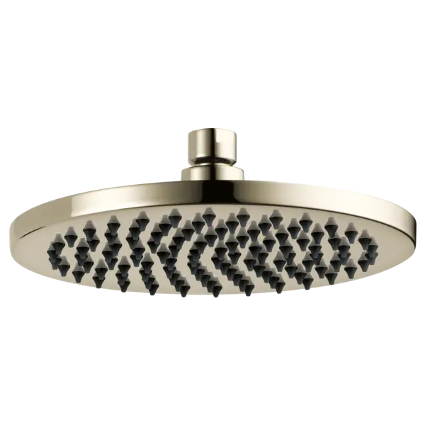Brizo 8" Linear Round Single-Function Raincan Shower Head - 1.75 GPM 81375-PN - Plumbing Market