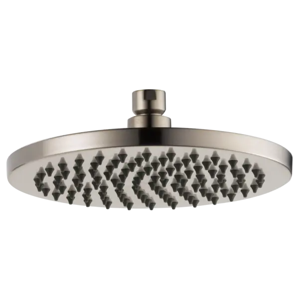 Brizo 8" Linear Round Single-Function Raincan Shower Head - 2.5 GPM 81375-NK-2.5 - Plumbing Market