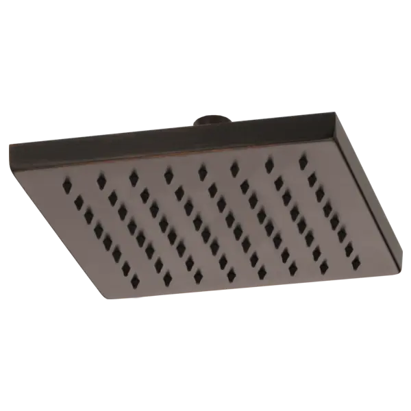 Brizo 8" Linear Square Single-Function Raincan Shower Head - 1.75 GPM 83341-RB - Plumbing Market