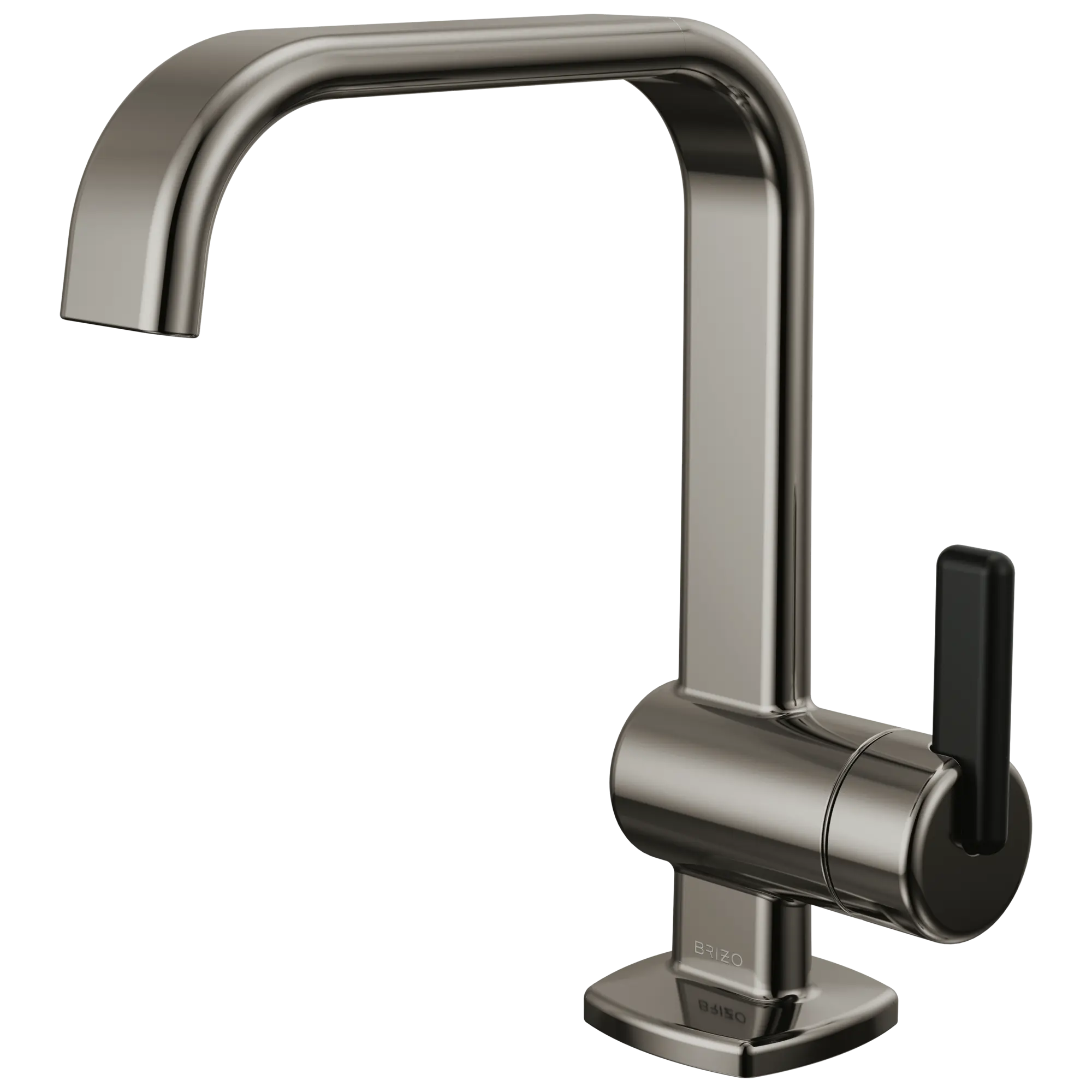 Brizo Allaria ECO Single-Handle Lavatory Faucet 1.2 GPM Matte Black/Brilliance Black Onyx - Plumbing Market
