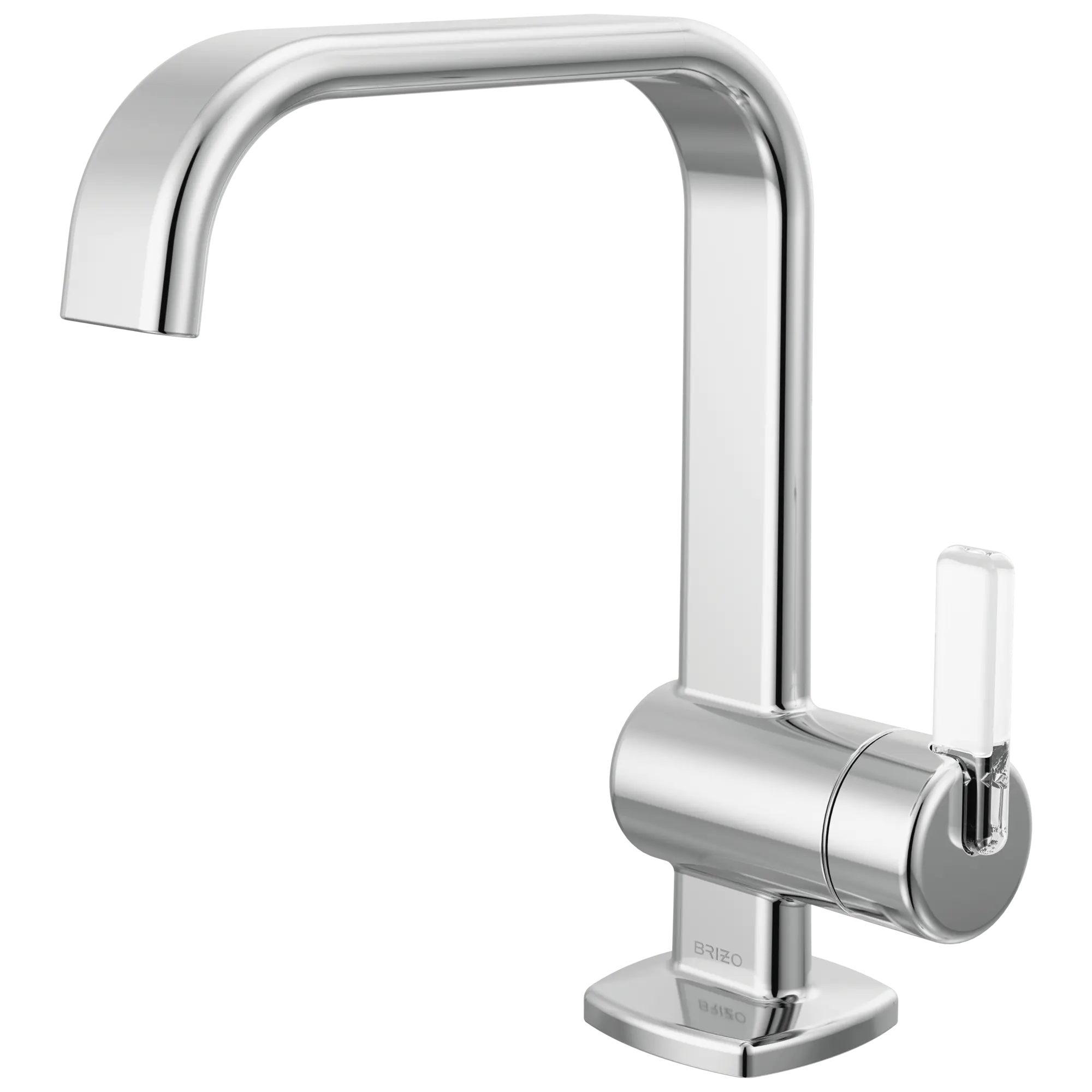 Brizo Allaria Single-Handle Lavatory Faucet 1.2 GPM Polished Chrome / Clear - Plumbing Market
