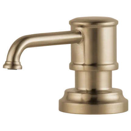 Brizo Artesso Soap and Lotion Dispenser in Luxe Gold - Plumbing Market