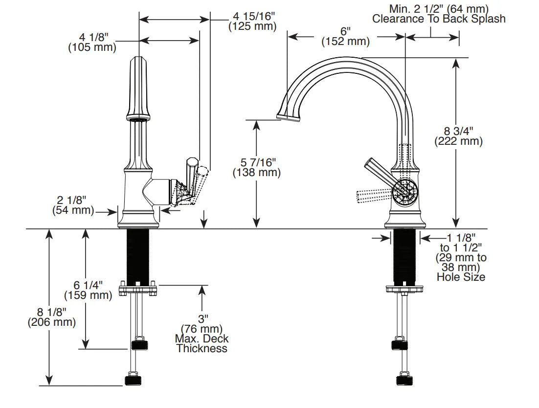 Brizo Beauclere Single-Handle Lavatory Faucet 1.2 GPM